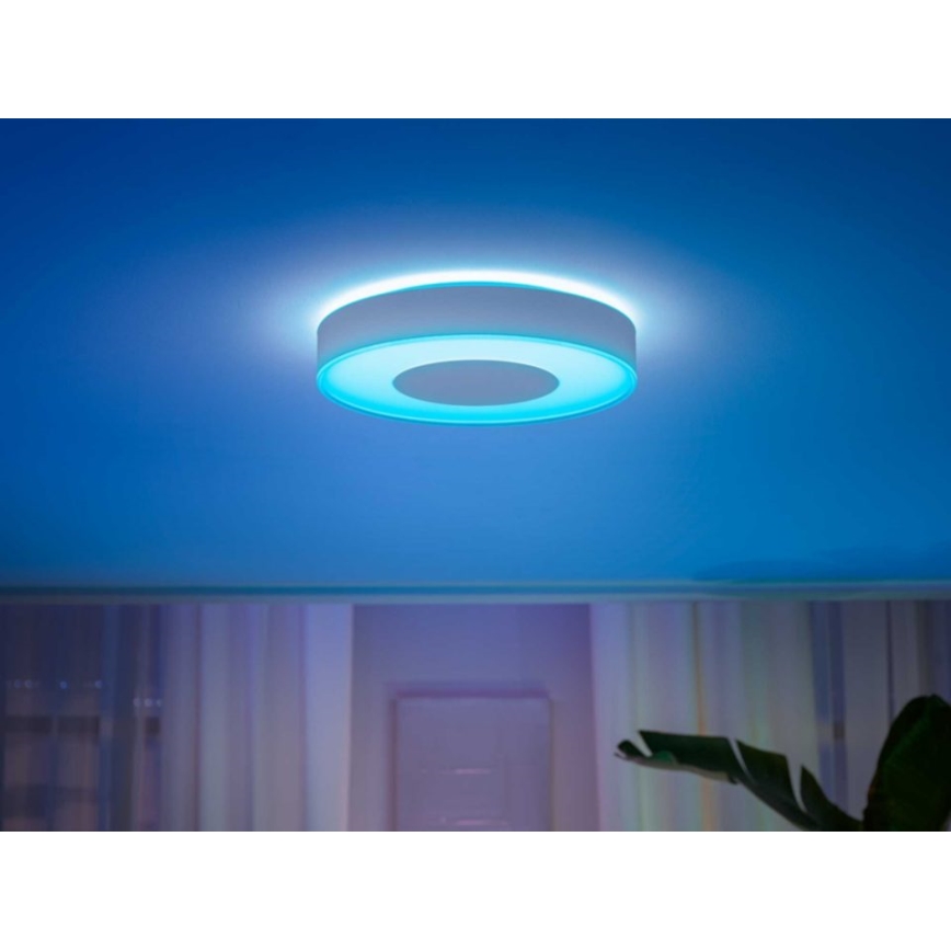 Philips - LED RGB zatemnljivo stropno svetilo Hue INFUSE LED/52,5W/230V 2000-6500K premer 425 mm bela