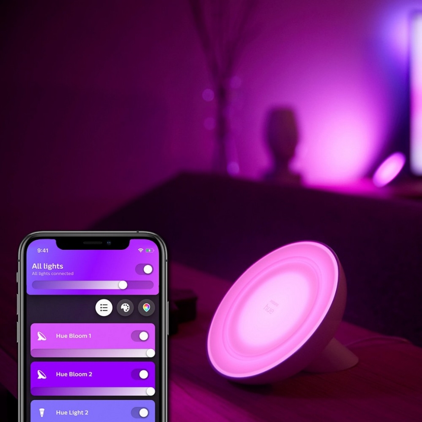 Philips - LED RGB zatemnljiva namizna svetilka Hue BLOOM LED/7,1W/230V