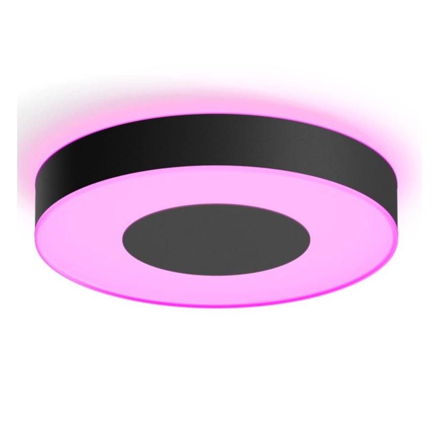 Philips - LED RGB zatemnjevalna stropna svetilka Hue INFUSE LED/52,5W/230V 2000-6500K premer 425 mm črna