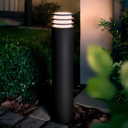 Philips - LED RGB Zatemnljiva zunanja svetilka Hue LUCCA 1xE27/8,1W/230V 77 cm 1000-20000K IP44