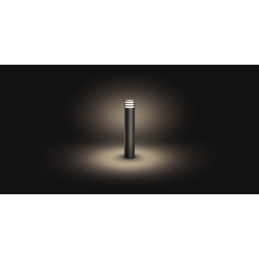 Philips - LED RGB Zatemnljiva zunanja svetilka Hue LUCCA 1xE27/8,1W/230V 77 cm 1000-20000K IP44
