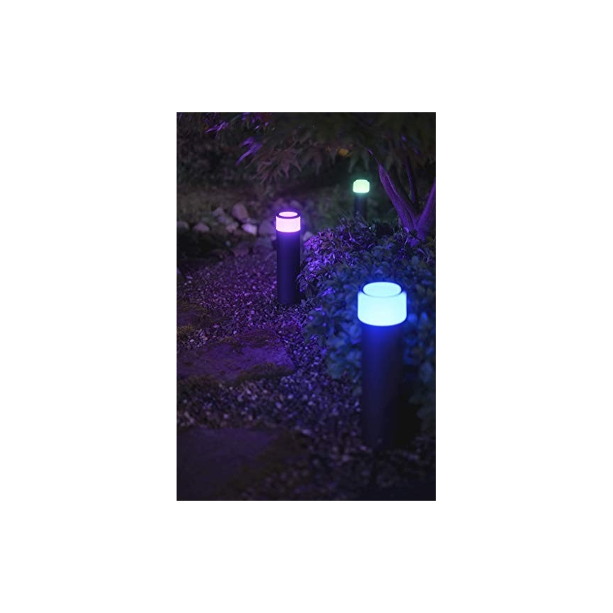 Philips 17451/30/P7 - LED RGB Zunanja svetilka HUE CALLA LED/8W/230V IP65 z adapterjem