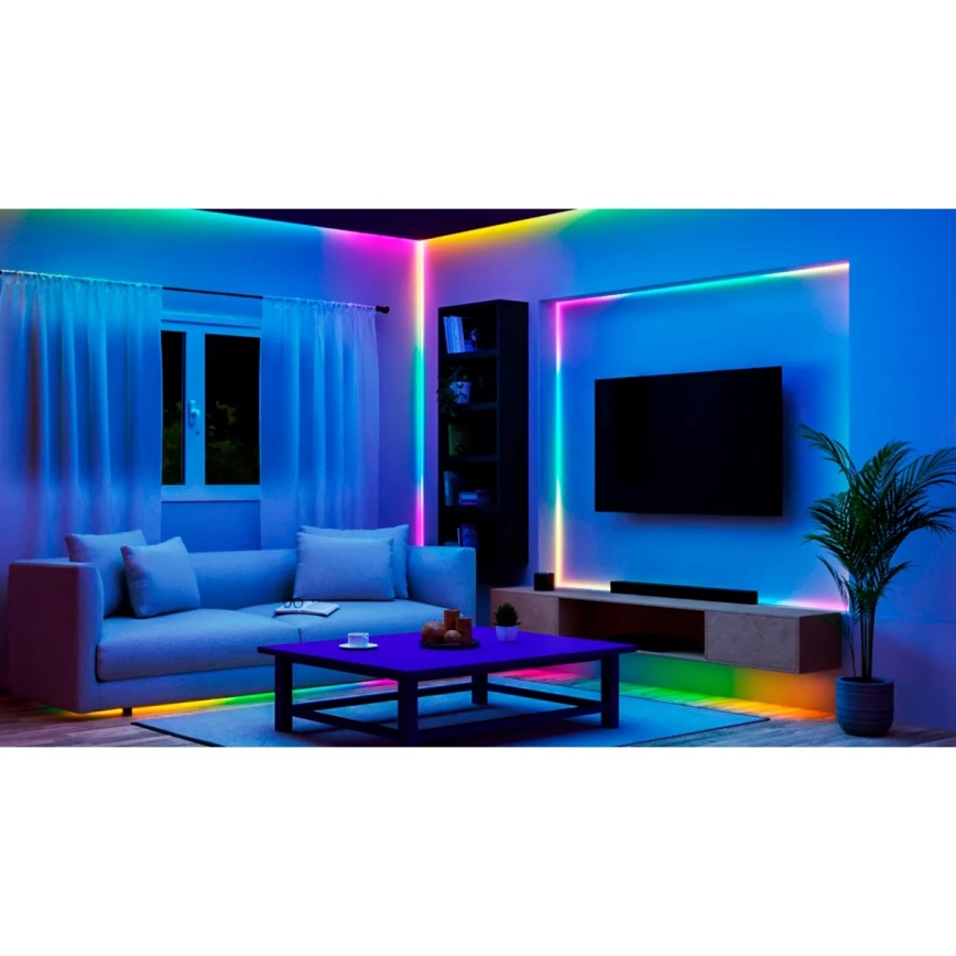Philips - LED RGBIC Zatemljiv trak SMART STRIP 20m LED/36W/230V 2700-6500K Wi-Fi