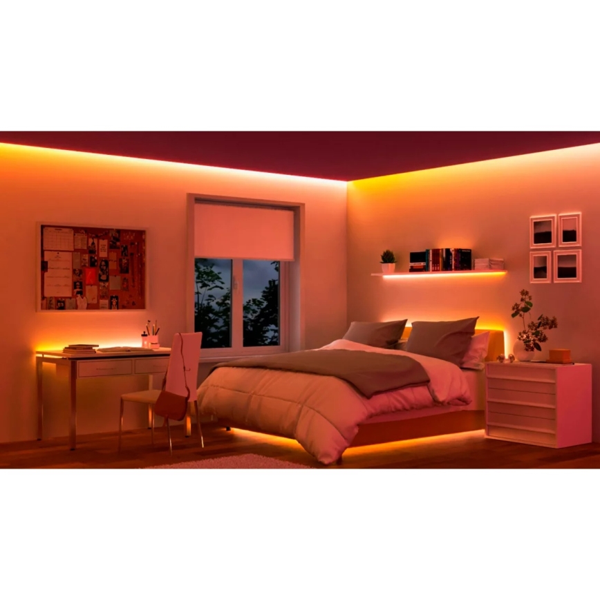 Philips - LED RGBIC zatemljiv trak SMART STRIP 2x5m LED/21W/230V 2700-6500K Wi-Fi