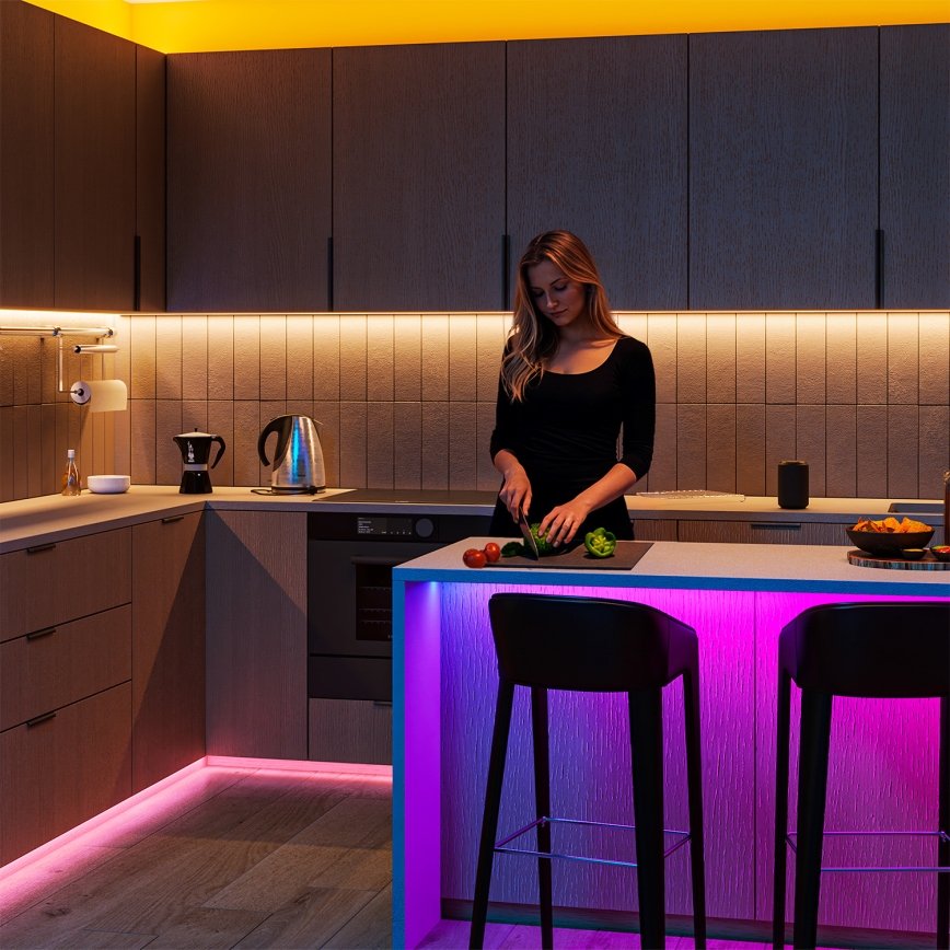 Philips - LED RGBIC Zatemljiv trak SMART STRIP 10m LED/43W/230V 2700-6500K Wi-Fi