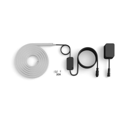 Philips - LED RGBW zunanji zatemnljiv trak Hue NEON 5m LED/30W/230V 2200-6500K IP67 + senzor gibanja