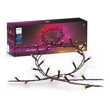 Philips - LED RGBW zatemljiv zunanji niz HUE WHITE AND COLOR AMBIANCE 500 LED-diod 44,4 m 2000–6500 K IP54