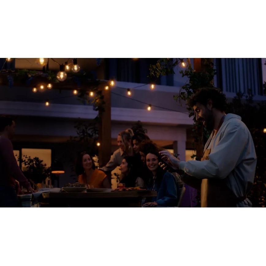 Philips - LED RGBW zatemljiv zunanji svetlobni niz Hue FESTAVIA 30 LED 21 m IP65