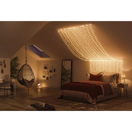 Philips - LED RGBW zatemljiv zunanji niz HUE WHITE AND COLOR AMBIANCE 500 LED-diod 44,4 m 2000–6500 K IP54
