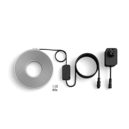 Philips -LED RGBW Zatemljiv zunanji trak Hue FLUX 10m LED/30W/230V 2200-6500K IP67