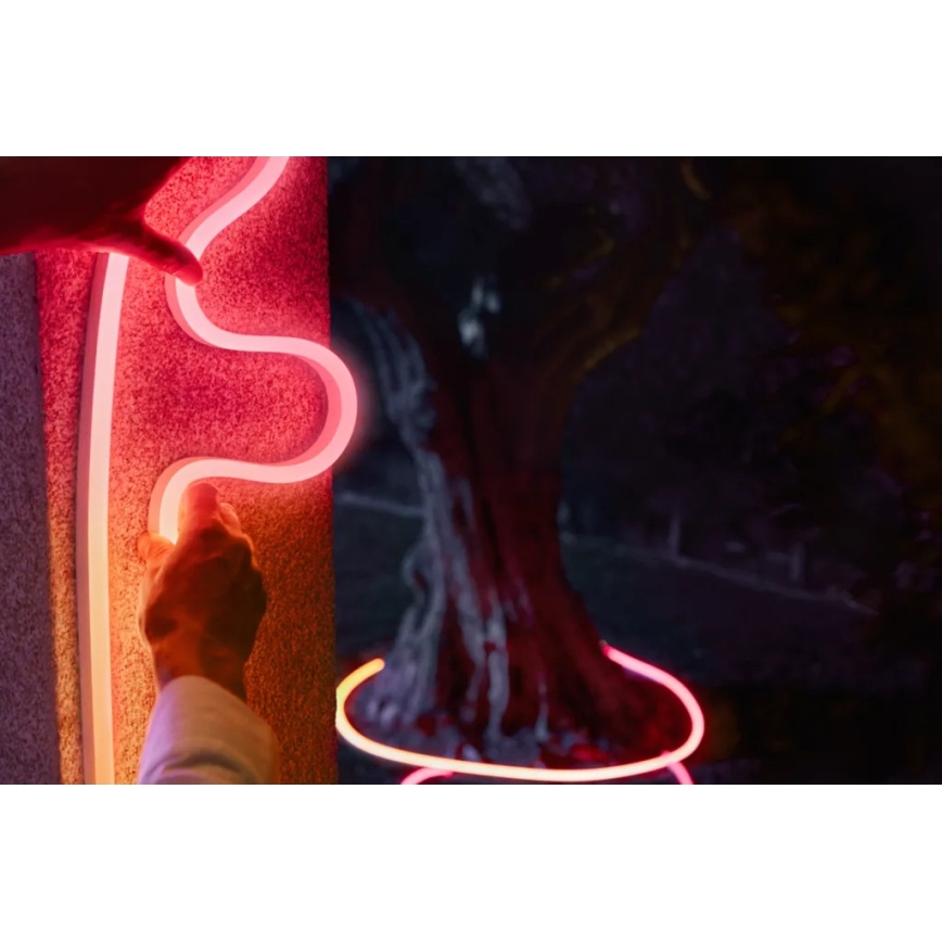 Philips - LED RGBW zatemljiv zunanji trak Hue NEON 10m LED/30W/230V 2200-6500K IP67