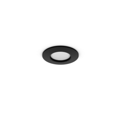 Philips - LED RGBW zatemnjiva kopalniška vgradna stropna svetilka Hue SLIM LED/8,3W/230V 1000-20000K črna P44