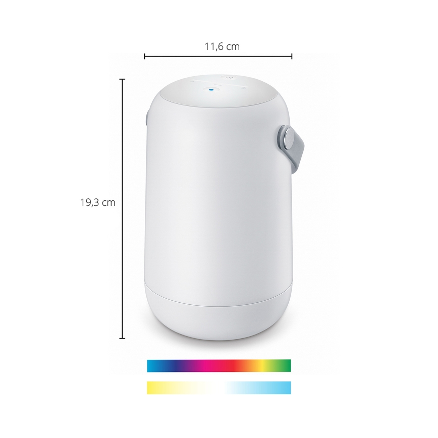 Philips - LED RGBW zatemnjevalna prenosna namizna svetilka na dotik SMART LED/13,5W/3,6V 2200-6500K Wi-Fi 1800 mAh