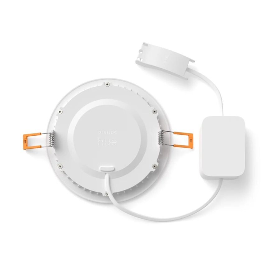 Philips - LED RGBW Zatemnitvena kopalniška vgradna svetilka Hue SLIM LED/12W/230V IP44 2200-6500K
