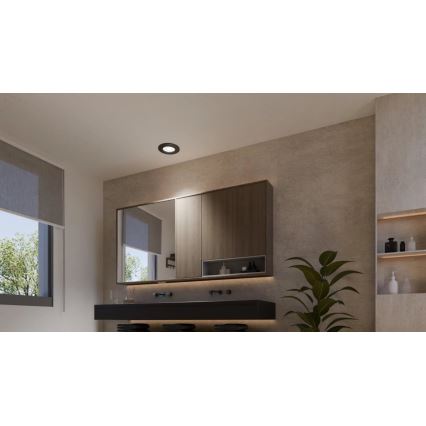 Philips - LED RGBW Zatemnitvena kopalniška vgradna svetilka Hue SLIM LED/12W/230V IP44 2200-6500K