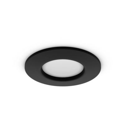 Philips - LED RGBW Zatemnitvena kopalniška vgradna svetilka Hue SLIM LED/8,3W/230V 2000-6500K IP44 črna