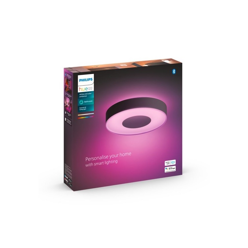 Philips - LED RGBW Zatemnitvena kopalniška svetilka Hue XAMENTO LED/33,5W/230V IP44 pr. 381 mm 2000-6500K