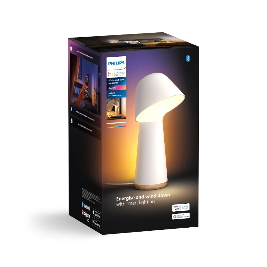 Philips - LED RGBW Zatemnitvena namizna svetilka Hue TWILIGHT LED/13,4W/230V 2000-6500K