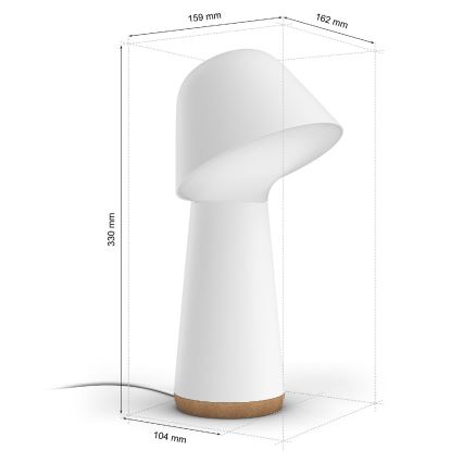 Philips - LED RGBW Zatemnitvena namizna svetilka Hue TWILIGHT LED/13,4W/230V 2000-6500K