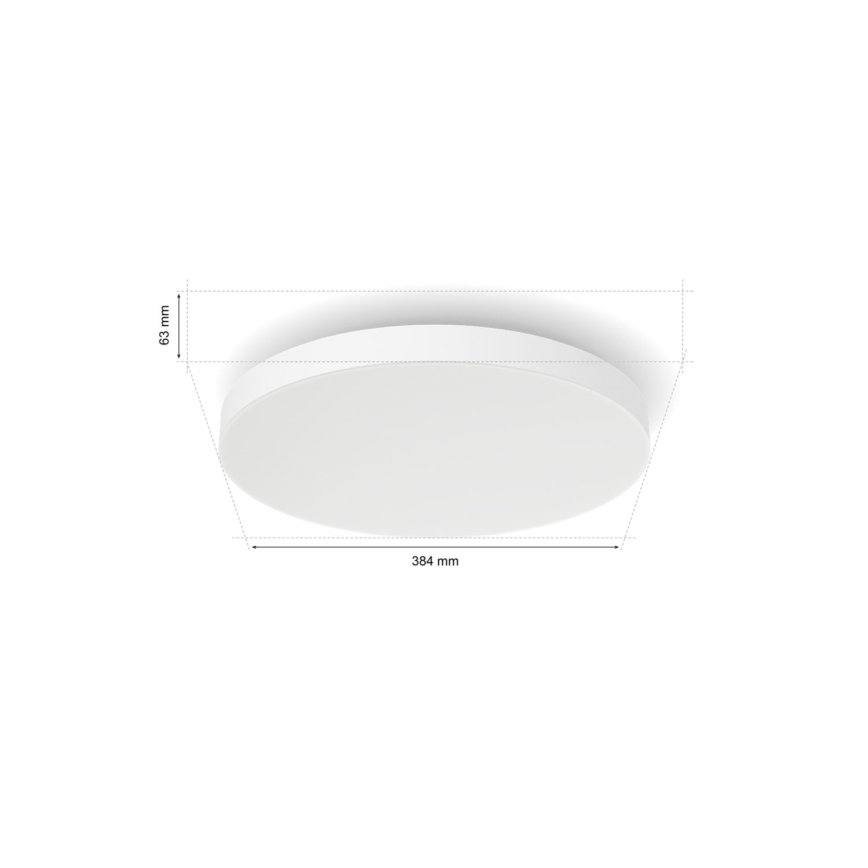 Philips - LED RGBW Zatemnitvena stropna svetilka Hue DATURA LED/48W/230V 2000-6500K