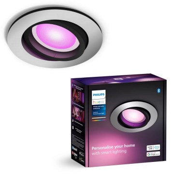 Philips - LED RGBW Zatemnitvena vgradna svetilka Hue CENTURA 1xGU10/4,2W/230V 2000-6500K