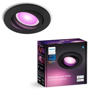 Philips - LED RGBW Zatemnitvena vgradna svetilka Hue CENTURA 1xGU10/4,2W/230V 2000-6500K