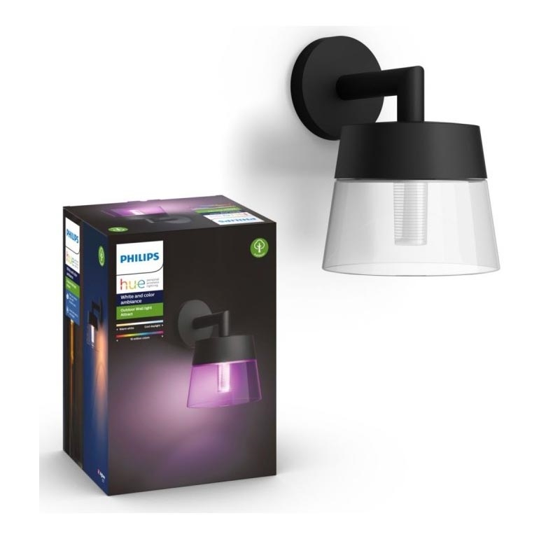 Philips - LED RGBW Zatemnitvena zunanja stenska svetilka Hue ATTRACT LED/8W/230V 2000-6500K IP44