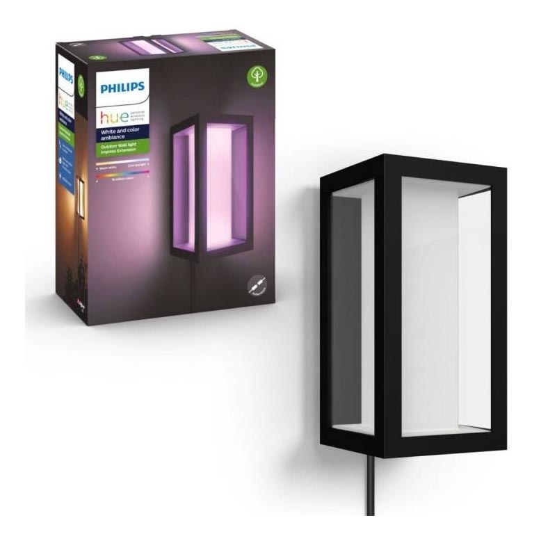 Philips - LED RGBW Zatemnitvena zunanja stenska svetilka Hue IMPRESS 2xLED/8W/24V 2000-6500K IP44