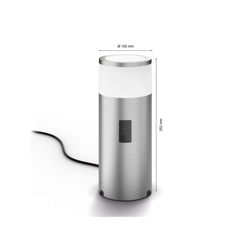 Philips - LED RGBW Zatemnitvena zunanja svetilka Hue CALLA LED/8W/230V IP44