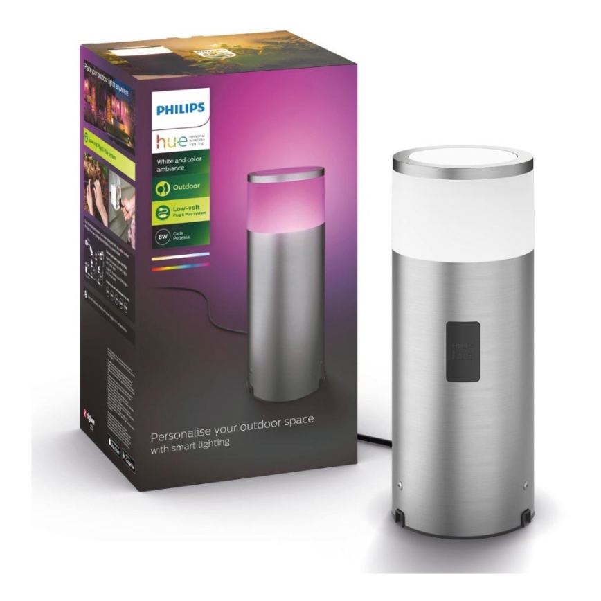 Philips - LED RGBW Zatemnitvena zunanja svetilka Hue CALLA LED/8W/230V IP44