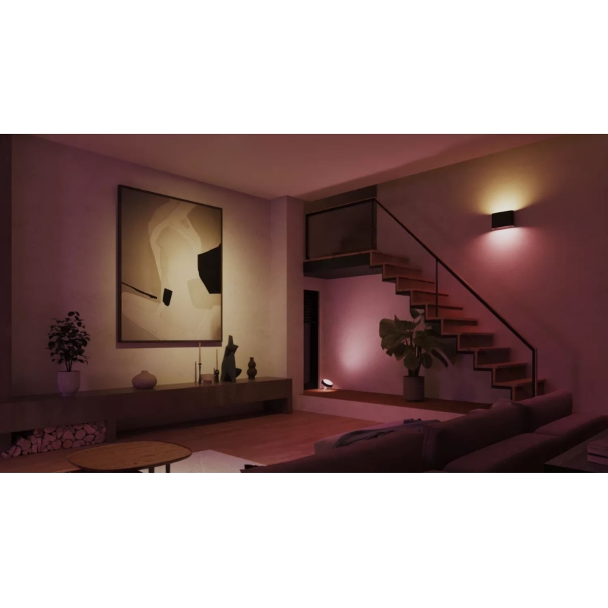 Philips - LED RGBW Zatemnitvena zunanja stenska svetilka Hue DYMERA 2xLED/10,2W/230V 2000-6500K IP44