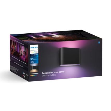 Philips - LED RGBW Zatemnitvena zunanja stenska svetilka Hue DYMERA 2xLED/10,2W/230V 2000-6500K IP44
