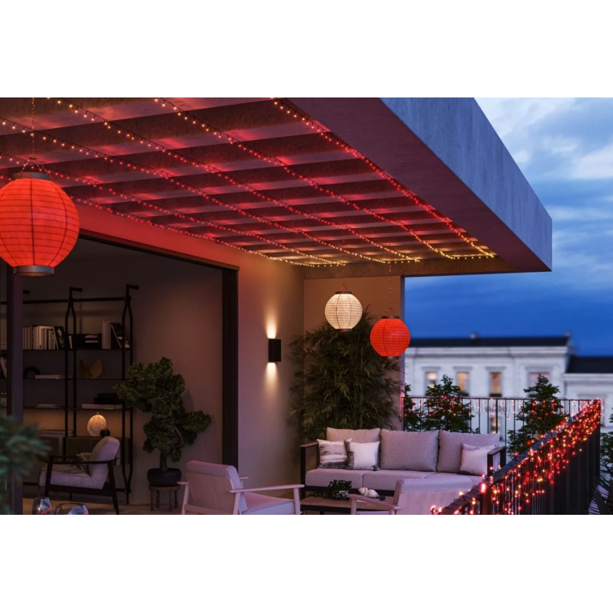 Philips - LED RGBW Zatemnitvena zunanja veriga HUE WHITE AND COLOR AMBIANCE 250xLED 24,4 m 2000-6500K IP54