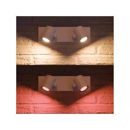Philips - LED RGBW Zatemnitveni reflektor Hue ARGENTA 2xGU10/4,2W/230V 2000-6500K