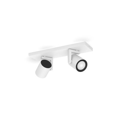 Philips - LED RGBW Zatemnitveni reflektor Hue ARGENTA 2xGU10/4,2W/230V 2000-6500K