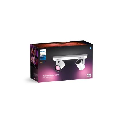 Philips - LED RGBW Zatemnitveni reflektor Hue ARGENTA 2xGU10/4,2W/230V 2000-6500K