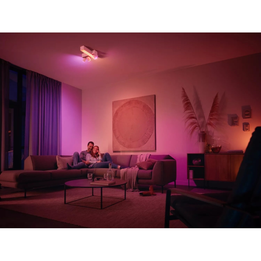 Philips - LED RGBW Zatemnitveni reflektor Hue CENTRIS 3xGU10/4,2W/230V + LED/11W 2000-6500K