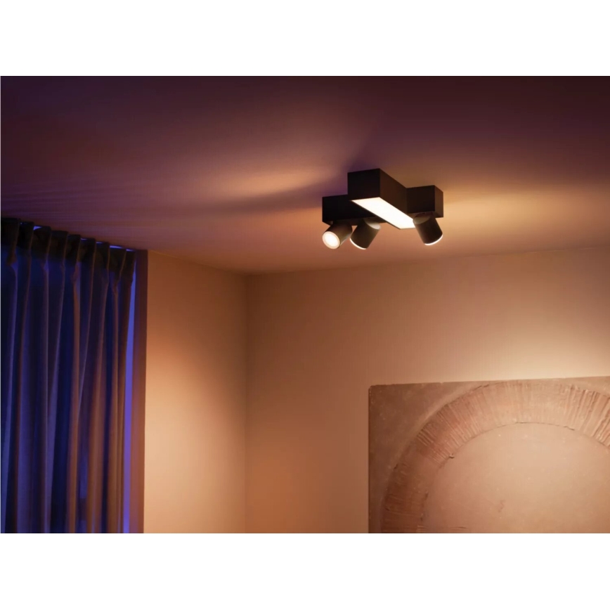Philips - LED RGBW Zatemnitveni reflektor Hue CENTRIS 3xGU10/4,2W/230V + LED/11W 2000-6500K