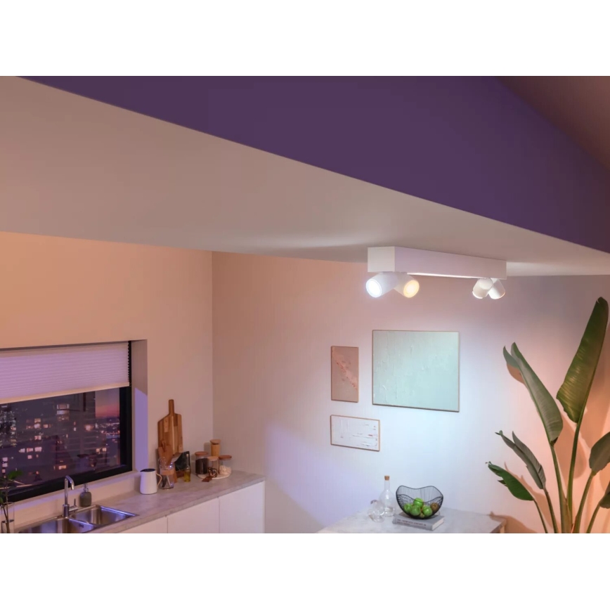 Philips - LED RGBW Zatemnitveni reflektor Hue CENTRIS 4xGU10/4,2W/230V + LED/11W 2000-6500K