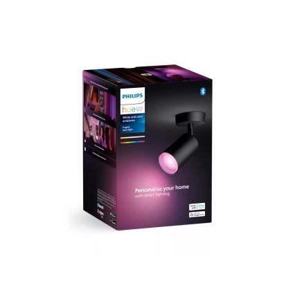 Philips - LED RGBW Zatemnitveni reflektor Hue FUGATO 1xGU10/4,2W/230V 2000-6500K črna