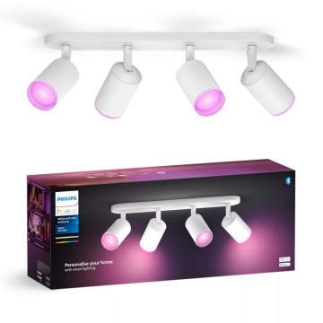 Philips - LED RGBW Zatemnitveni reflektor Hue FUGATO 4xGU10/4,2W/230V 2000-6500K bela