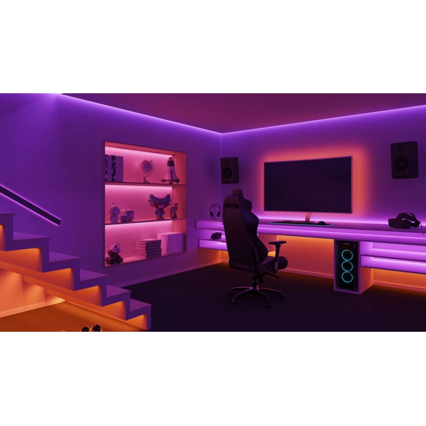 Philips - LED RGBW Zatemnitveni trak Hue WHITE AND COLOR AMBIANCE 10m LED/20W/230V 2000-6500K