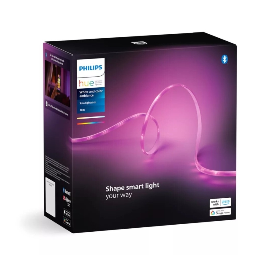 Philips - LED RGBW Zatemnitveni trak Hue WHITE AND COLOR AMBIANCE 10m LED/20W/230V 2000-6500K