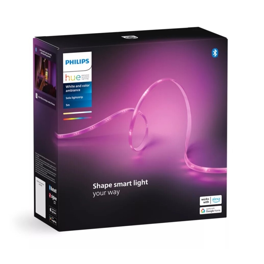 Philips - LED RGBW Zatemnitveni trak Hue WHITE AND COLOR AMBIANCE 5m LED/20W/230V 2000-6500K