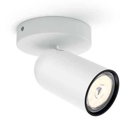 Philips - LED RGBW zatemnjiva točkovna svetilka PONGEE 1xGU10/4,8W/230V 3000K bela + daljinski upravljalnik