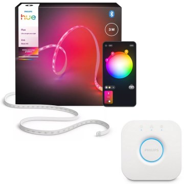 Philips - LED RGBW zatemnljiv trak Hue FLUX 3m LED/29W/230V 2200-6500K + Hue bridge