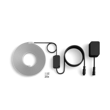 Philips - LED RGBW zatemljiv zunanji trak Hue FLUX 5m LED/30W/230V 2200-6500K IP67 + senzor gibanja