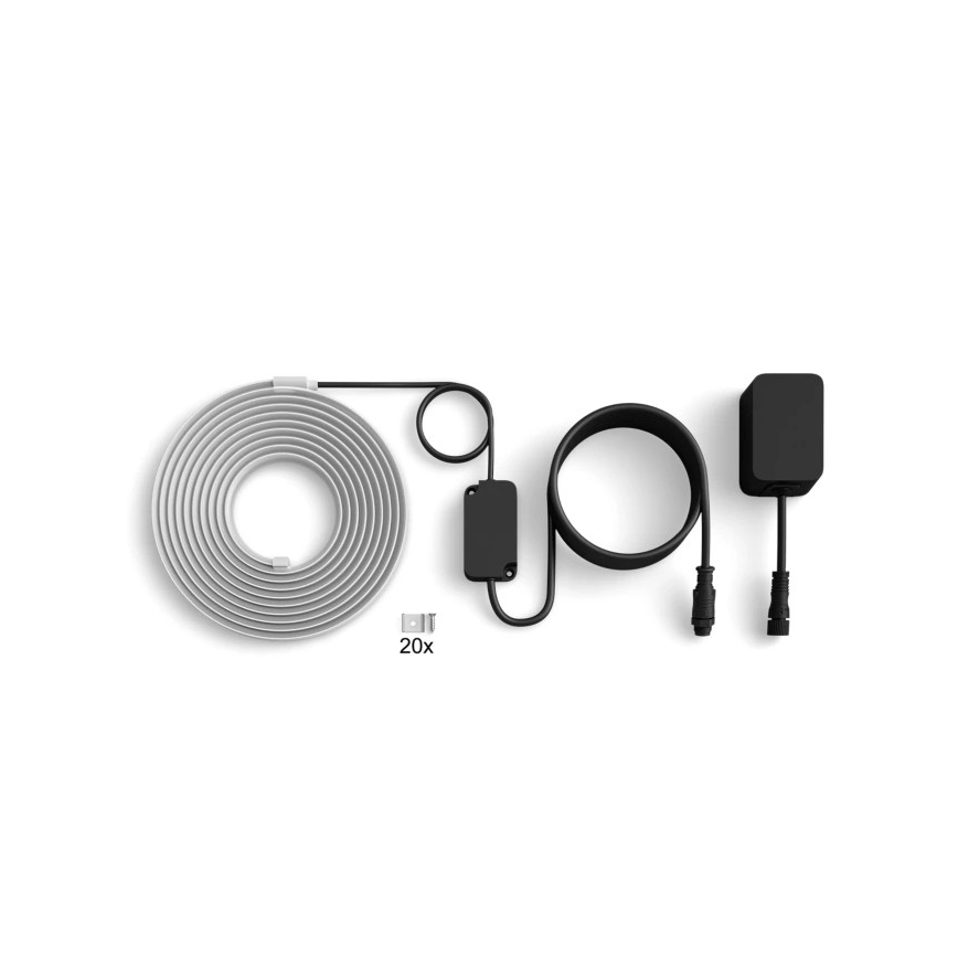 Philips - LED RGBW zatemljiv zunanji trak Hue FLUX 5m LED/30W/230V 2200-6500K IP67 + senzor gibanja