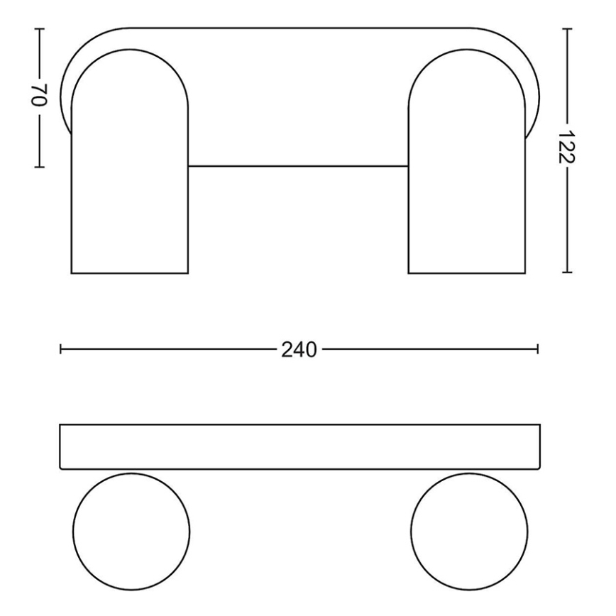 Philips - LED RGBW zatemnjiva točkovna svetilka PONGEE 2xGU10/4,8W/230V 3000K črna + daljinski upravljalnik
