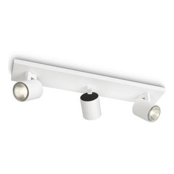 Philips - LED RGBW zatemnljivo točkovno svetilo RUNNER 3xGU10/6,5W/230V 2700-6500K bela